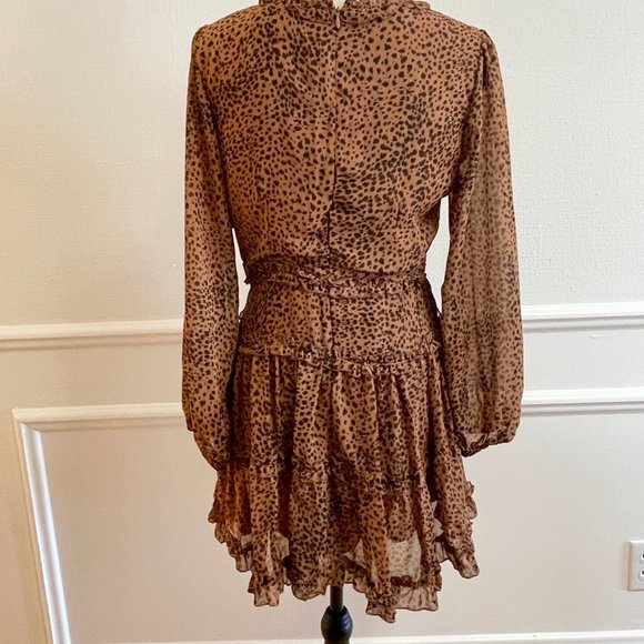 Paper Heart Leopard Print Dress - Picture 2 of 6